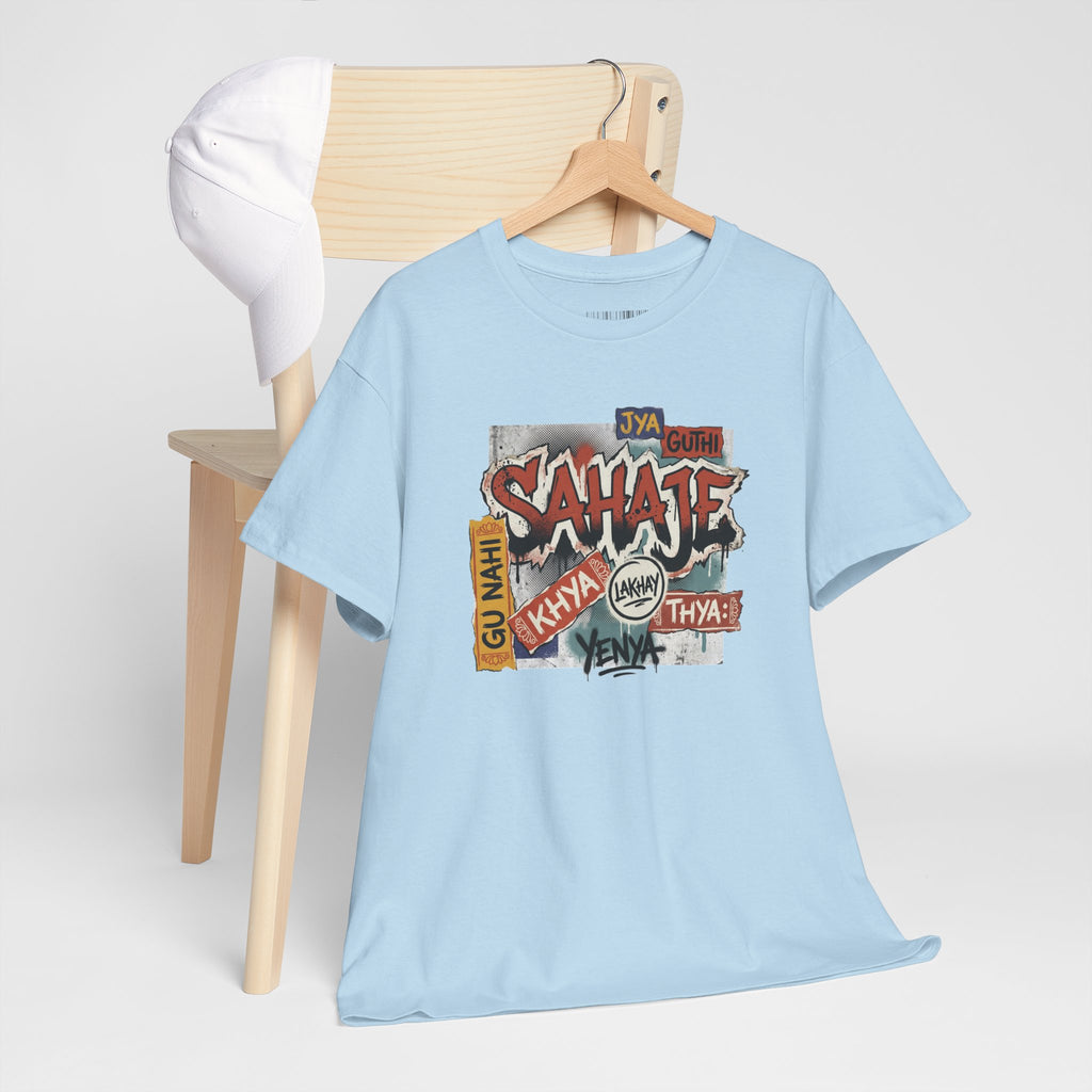 Shahje Graffiti Logo Tee - Urban Retro Streetwear T-Shirt