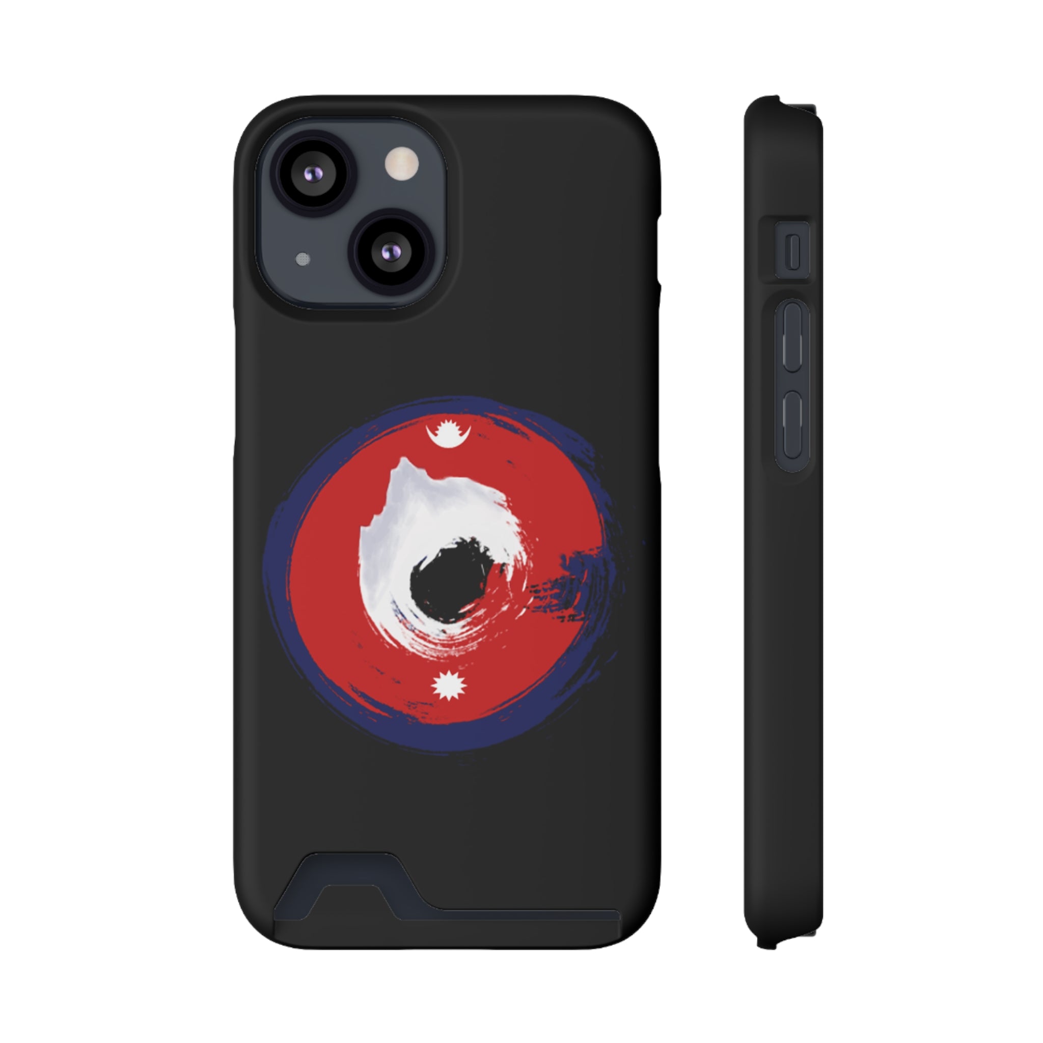 Sleek Phone Case with Card Holder – Unique Design, Gift for Students, Stylish Accessory, Everyday Use, Functional & Fashionable