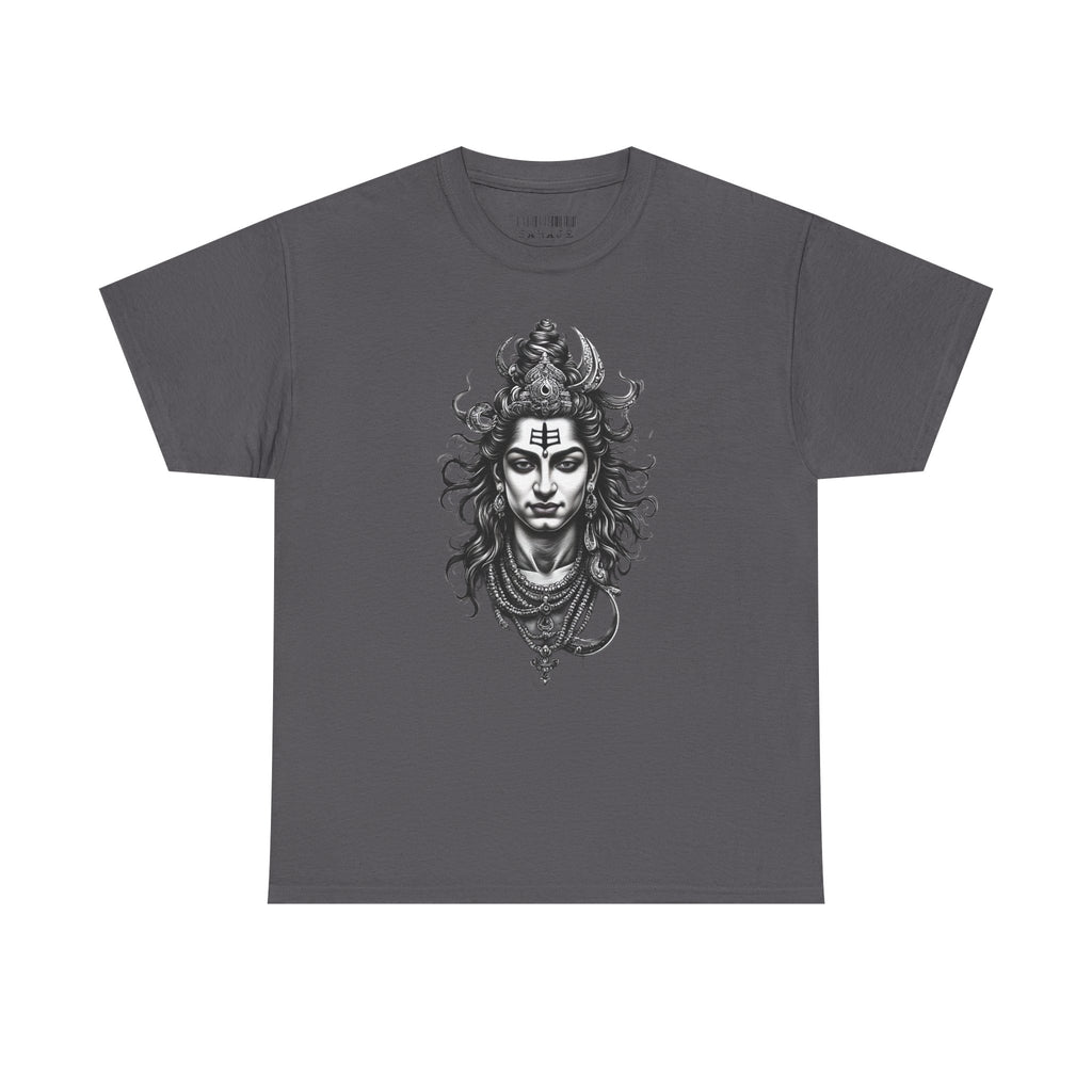 Shiva Portrait Tee — Hindu God Shiva Graphic T-Shirt