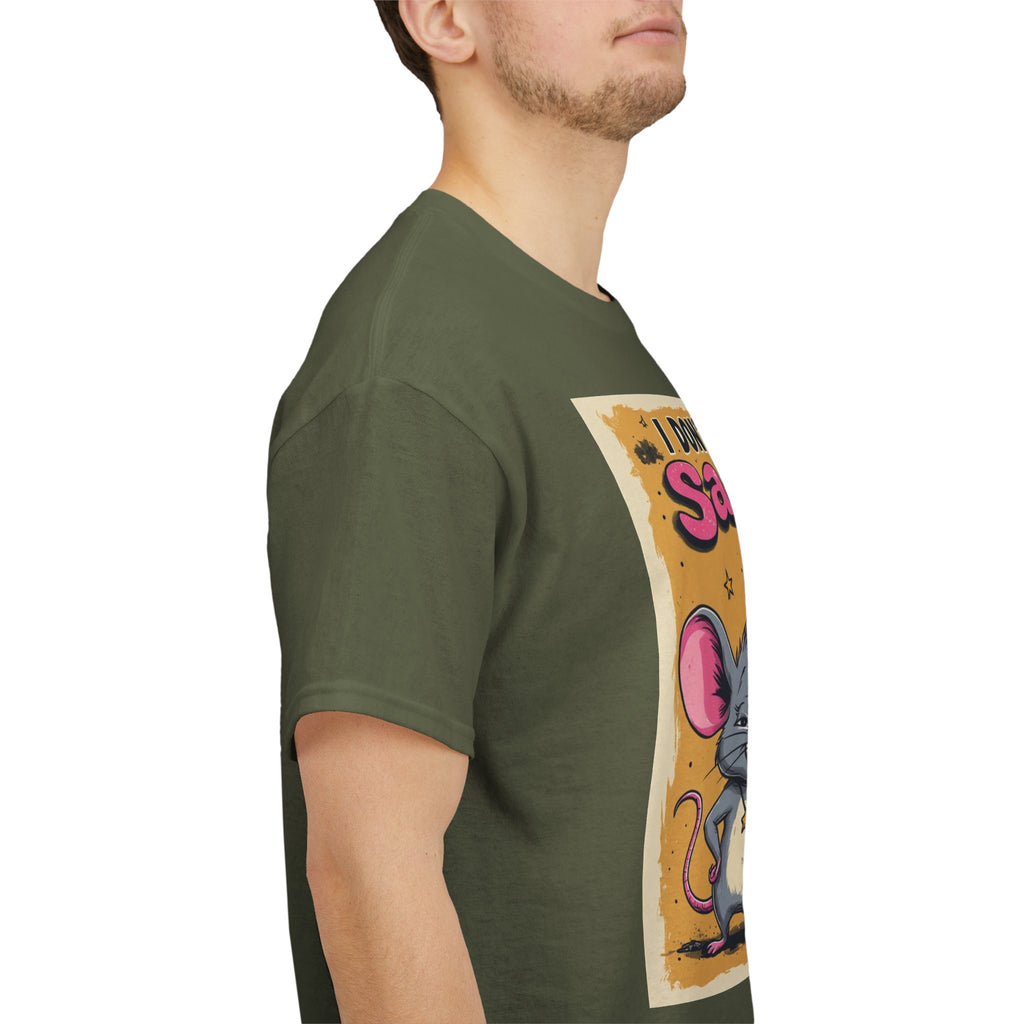 I Don't Give A Snair! Tee — Funny Mouse & Cat Graphic T-Shirt