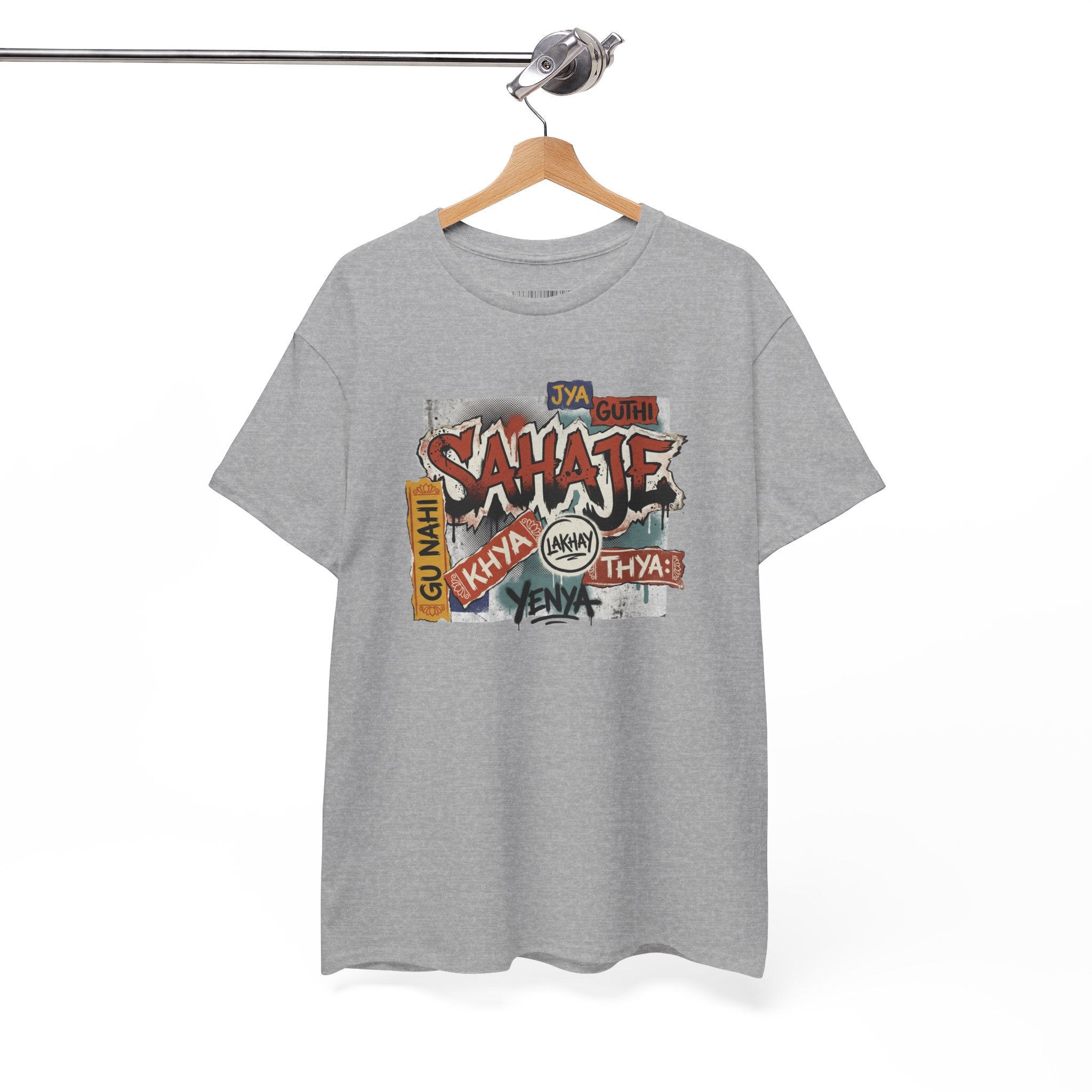 Shahje Graffiti Logo Tee - Urban Retro Streetwear T-Shirt