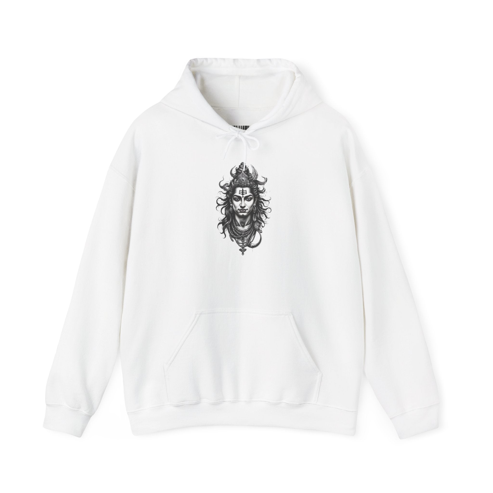 Skull Viking Hoodie — Norse Warrior Graphic Hooded Sweatshirt