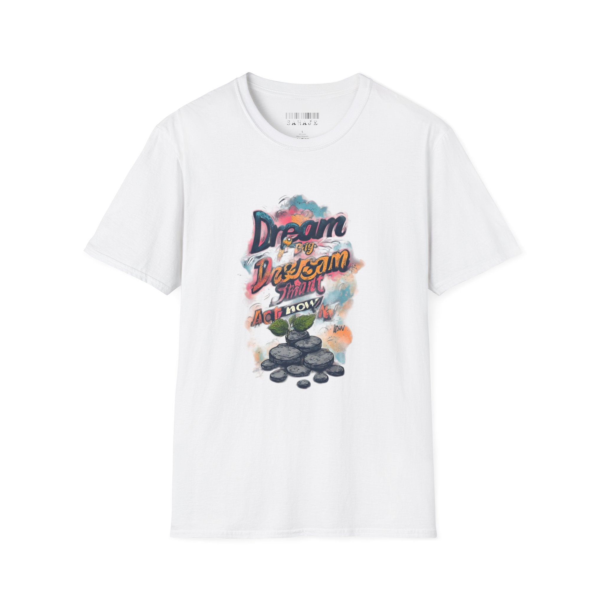 Dream Bigger Graphic T-Shirt — "Dream. Design. Do." Inspirational Tee