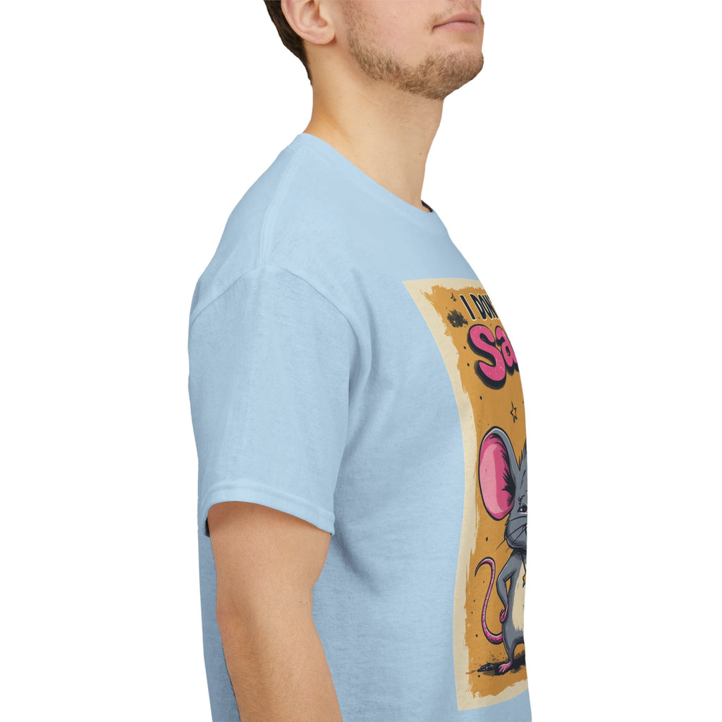 I Don't Give A Snair! Tee — Funny Mouse & Cat Graphic T-Shirt