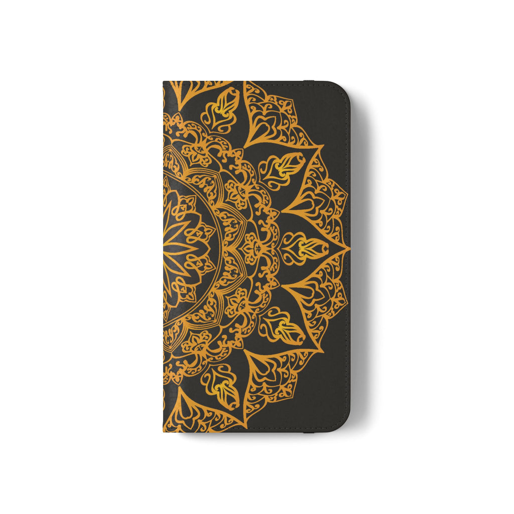 Elegant Mandala Flip Cases for Phones, Stylish Phone Wallet, Personalized Smartphone Cover, Perfect Gift for Occasions