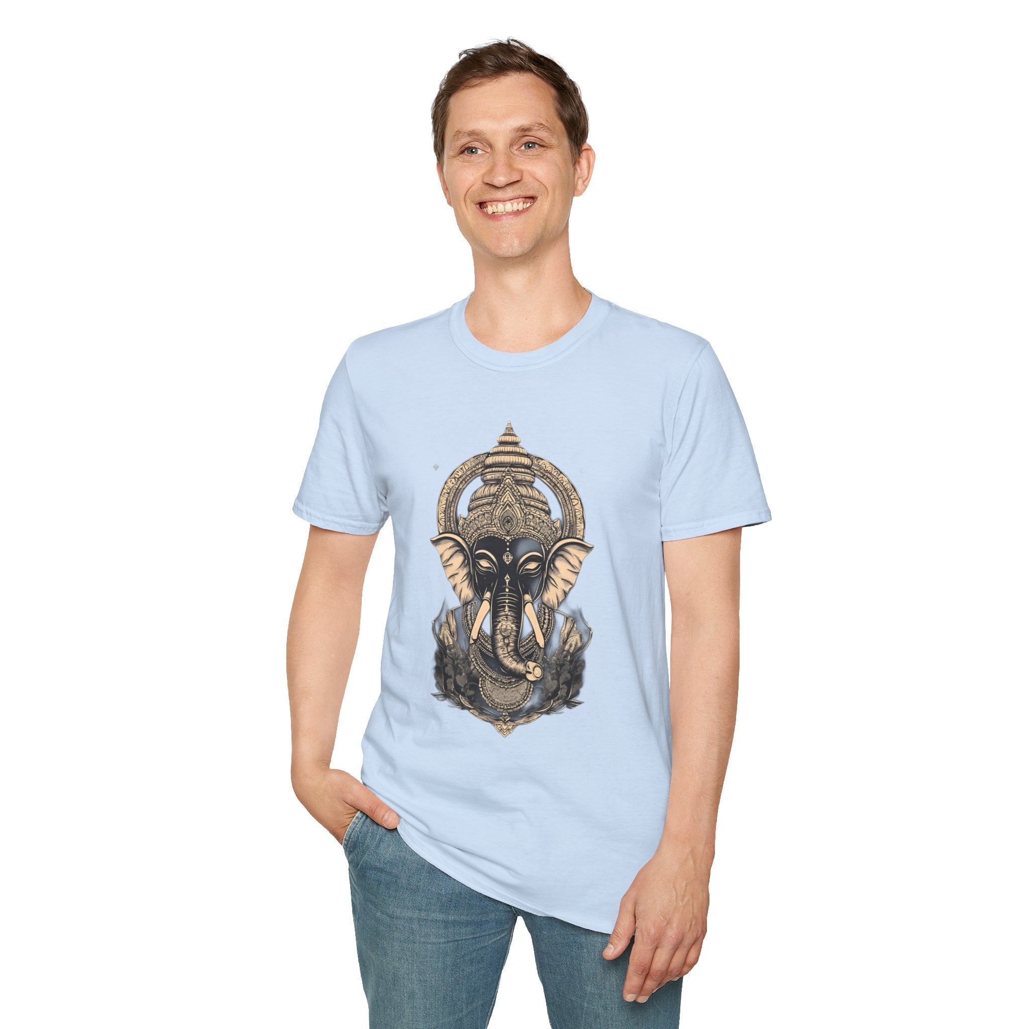 Ganesha Elephant Graphic T-Shirt