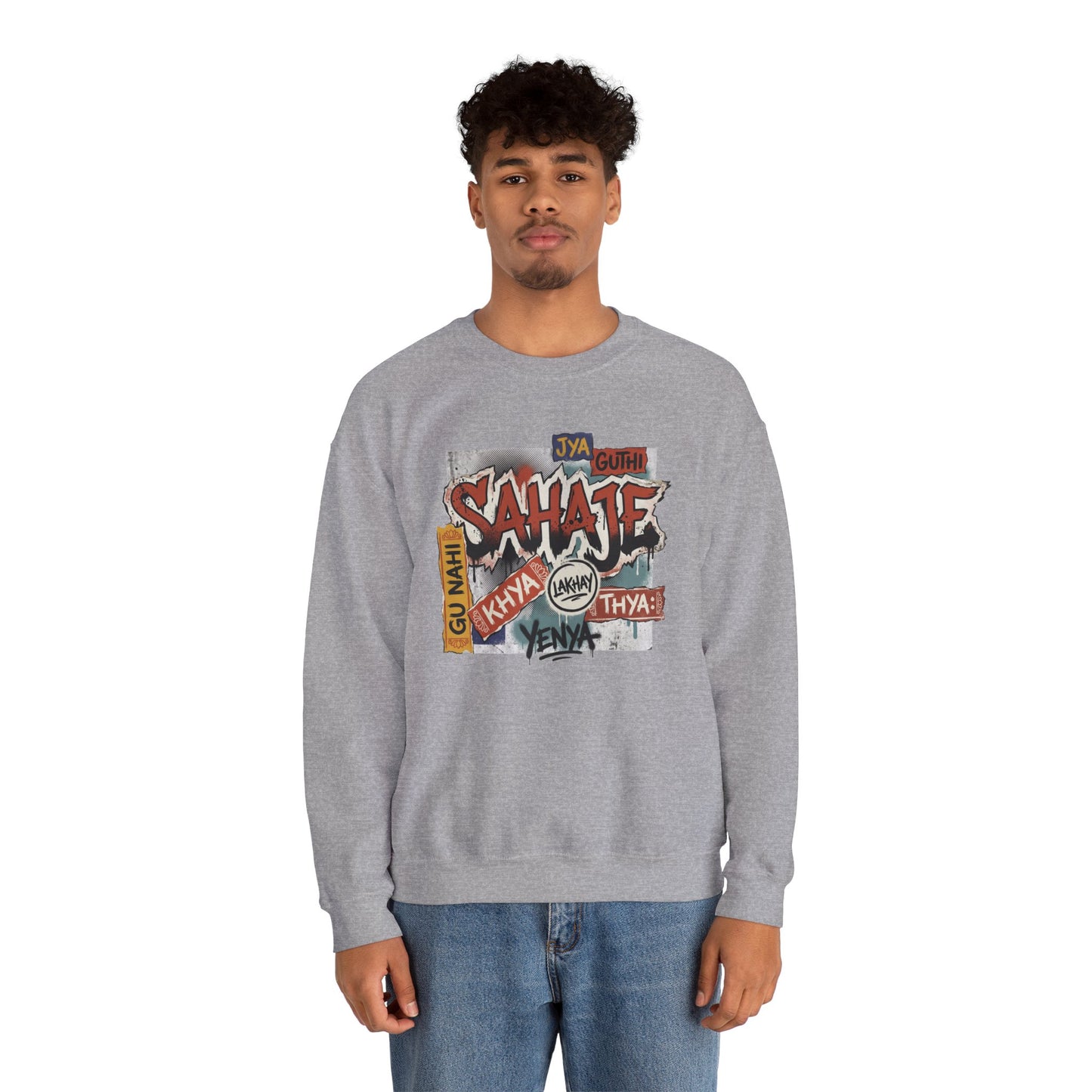 Sahajee Graphic Crewneck Sweatshirt — Urban Tagline Streetwear