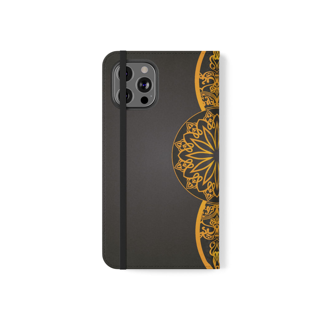 Elegant Mandala Flip Cases for Phones, Stylish Phone Wallet, Personalized Smartphone Cover, Perfect Gift for Occasions