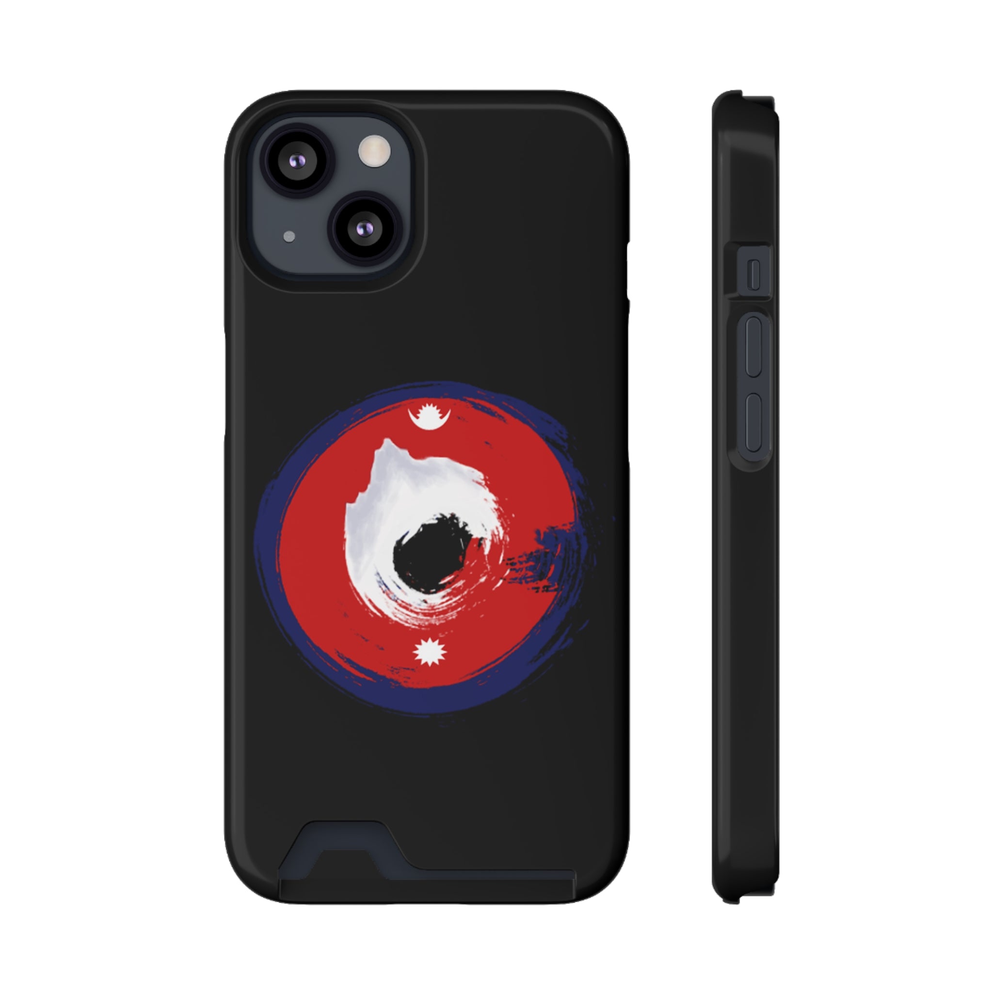 Sleek Phone Case with Card Holder – Unique Design, Gift for Students, Stylish Accessory, Everyday Use, Functional & Fashionable