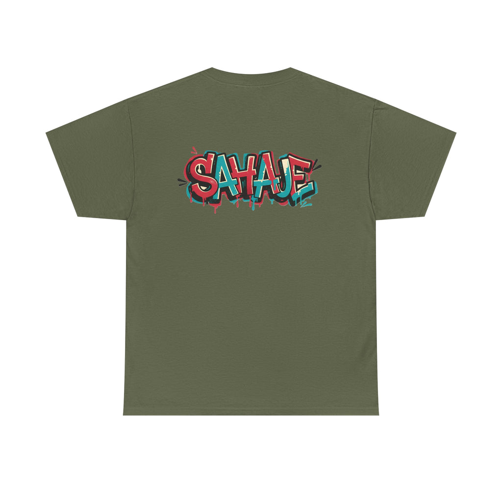 Graffiti "SAVAJE" Tee - Urban Streetwear Graphic T-Shirt