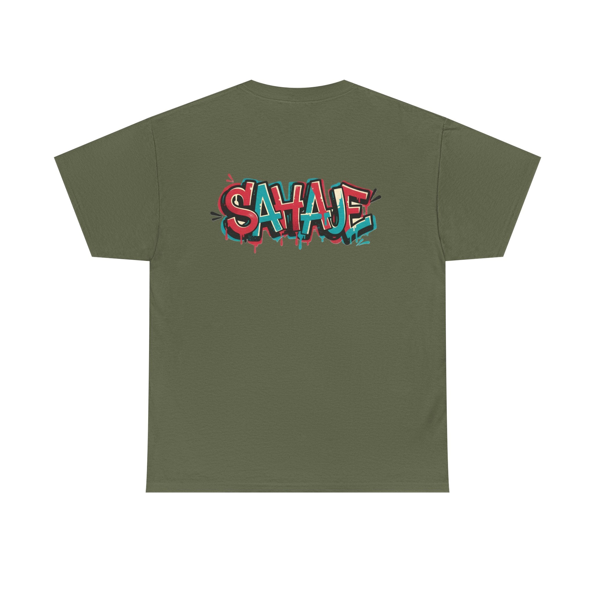 Graffiti "SAVAJE" Tee - Urban Streetwear Graphic T-Shirt