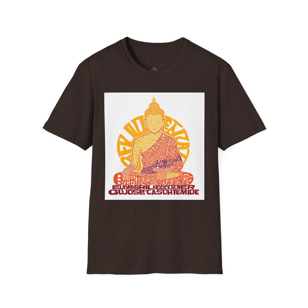 Buddha Graphic Tee — Retro Sun Meditation Shirt