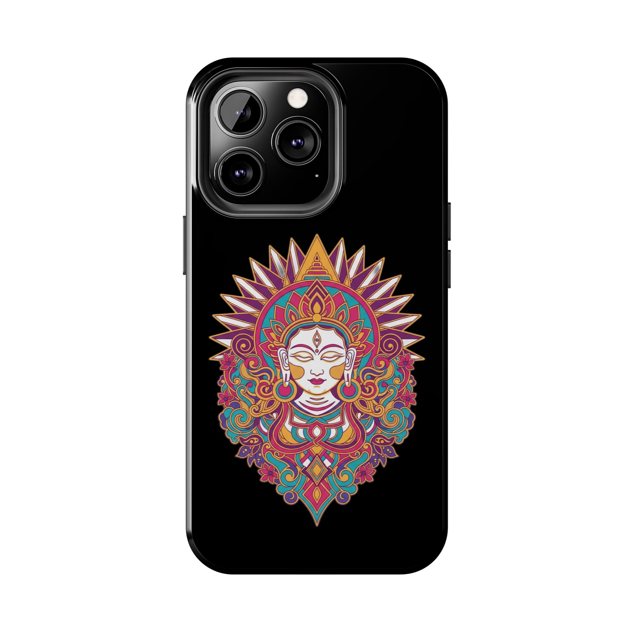 Buddha Mandala Tough Phone Case — Protective Spiritual iPhone Cover