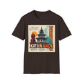 Kathmandu Vintage Travel T-Shirt – Retro Nepal Skyline Graphic Tee, Cultural Tourism Design
