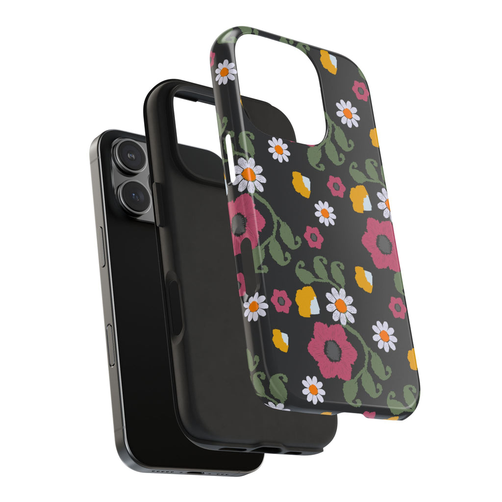 Floral Tough Phone Cases | Vibrant Protection for Everyday Use | Gift for Her, Trendy Accessories, Birthday, Mother's Day