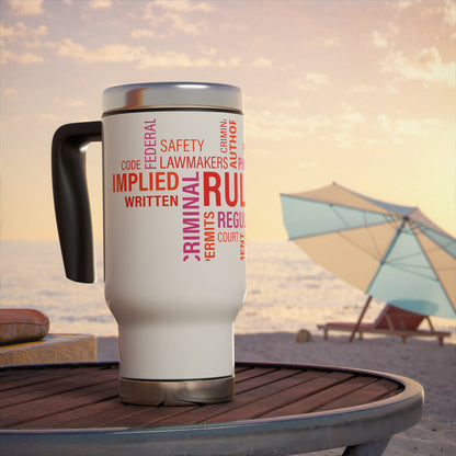Red and Blue Artistic Travel Mug, Stainless Steel Coffee Cup, Perfect for Outdoor Adventures, Gift for Travelers, Camping Gear, Road [...]