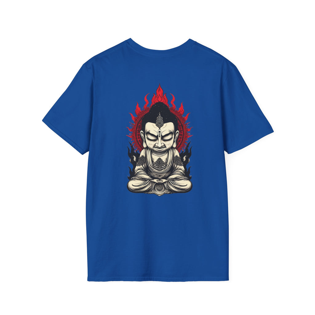 Buddha Flame T-Shirt — Fierce Meditating Buddha Graphic Tee