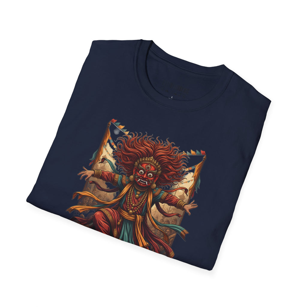 Native Warrior Spirit T‑Shirt — Tribal Dance Illustration