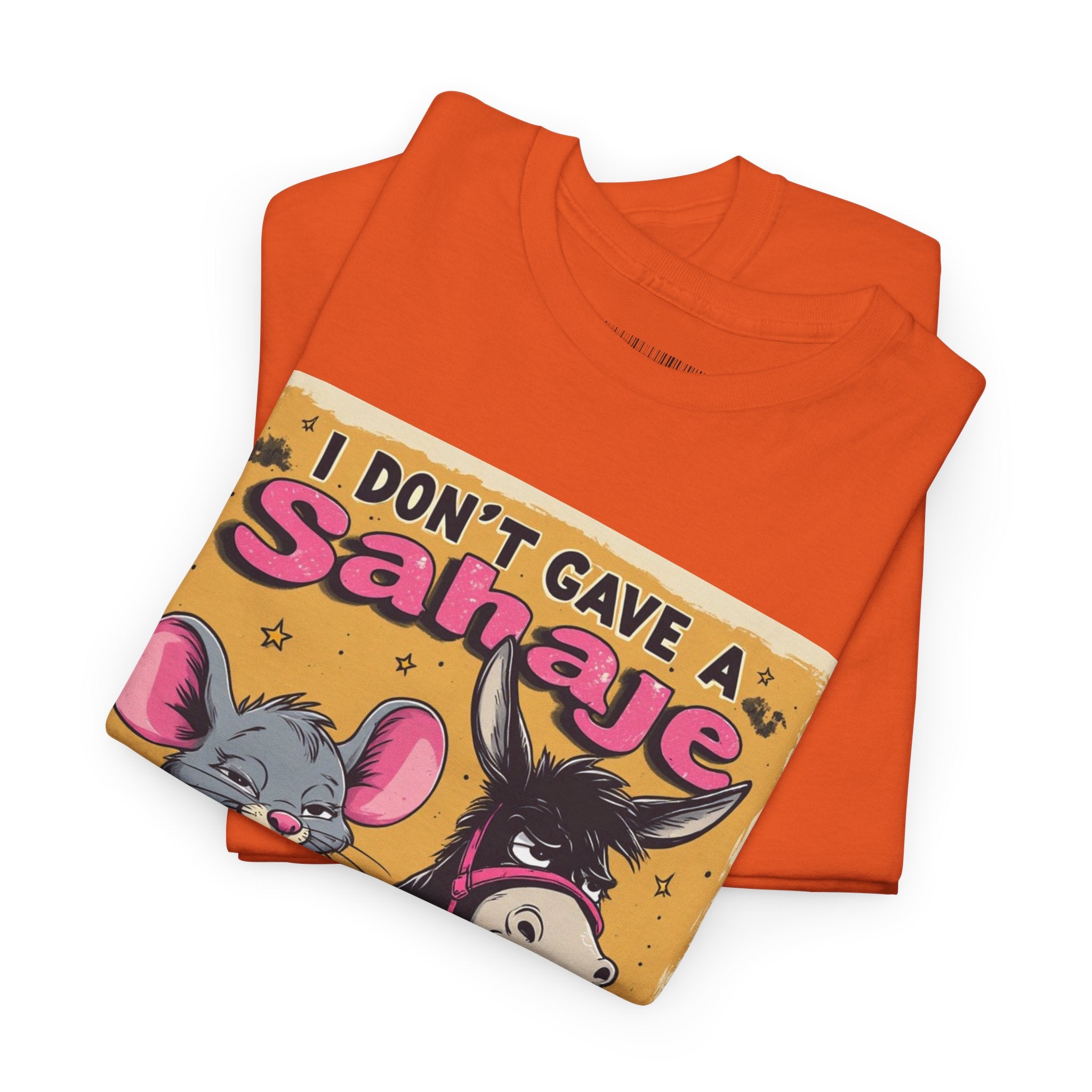 I Don't Give A Snair! Tee — Funny Mouse & Cat Graphic T-Shirt