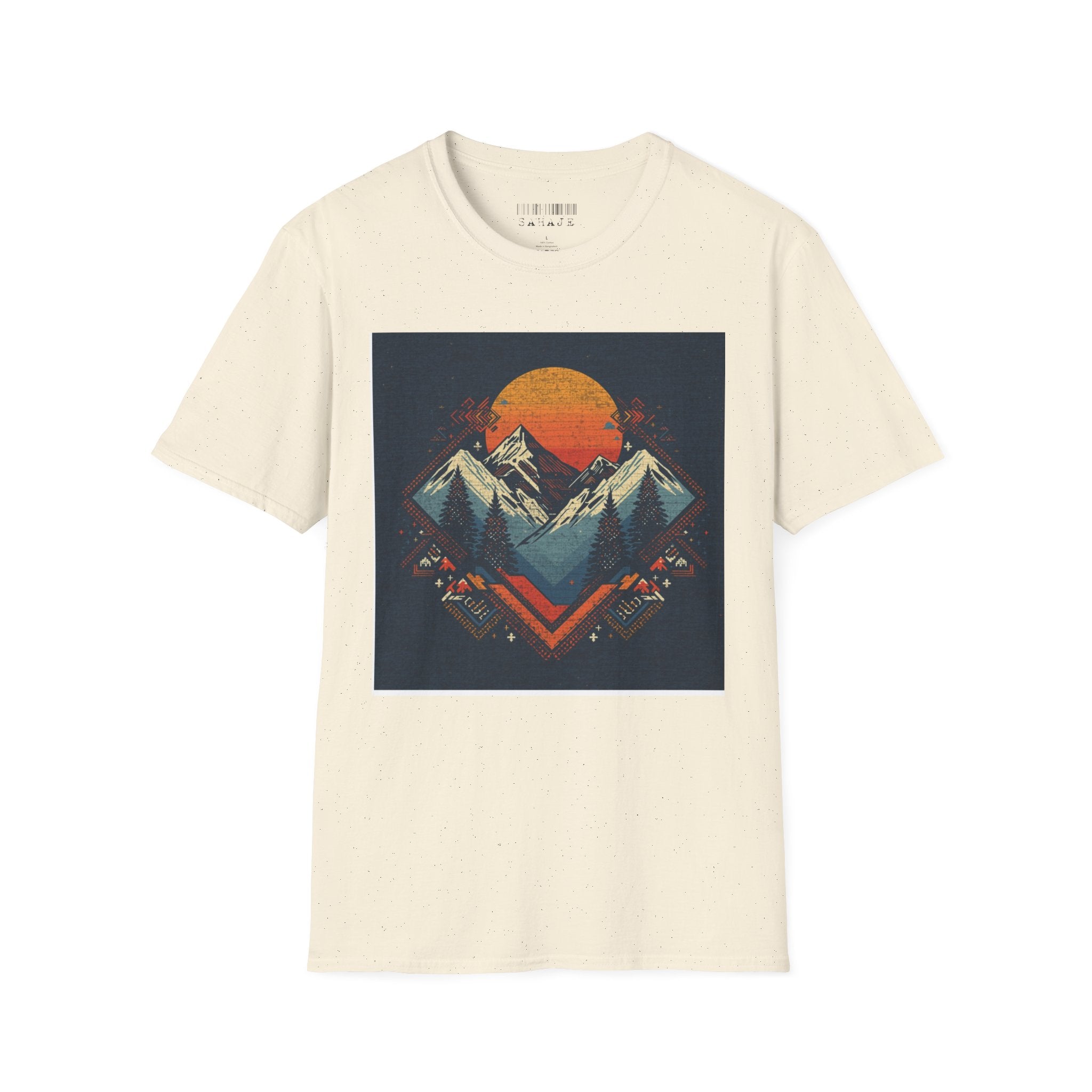 Retro Mountain Sunset T-Shirt