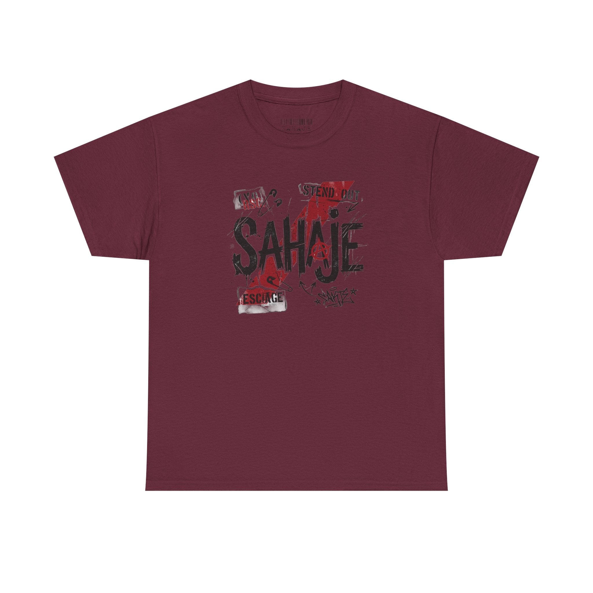 Sahaje Graphic Tee — Street Art Urban Casual T-Shirt