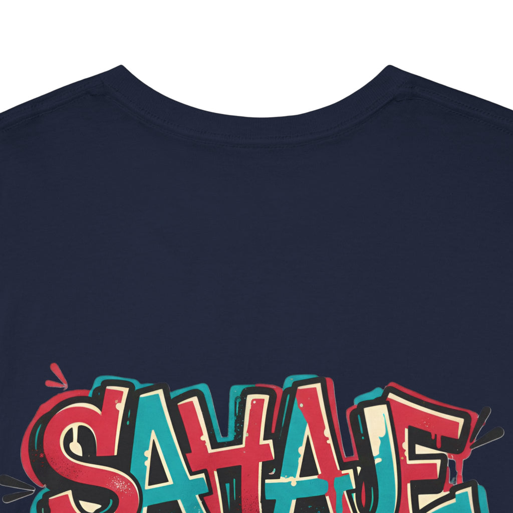 Graffiti "SAVAJE" Tee - Urban Streetwear Graphic T-Shirt