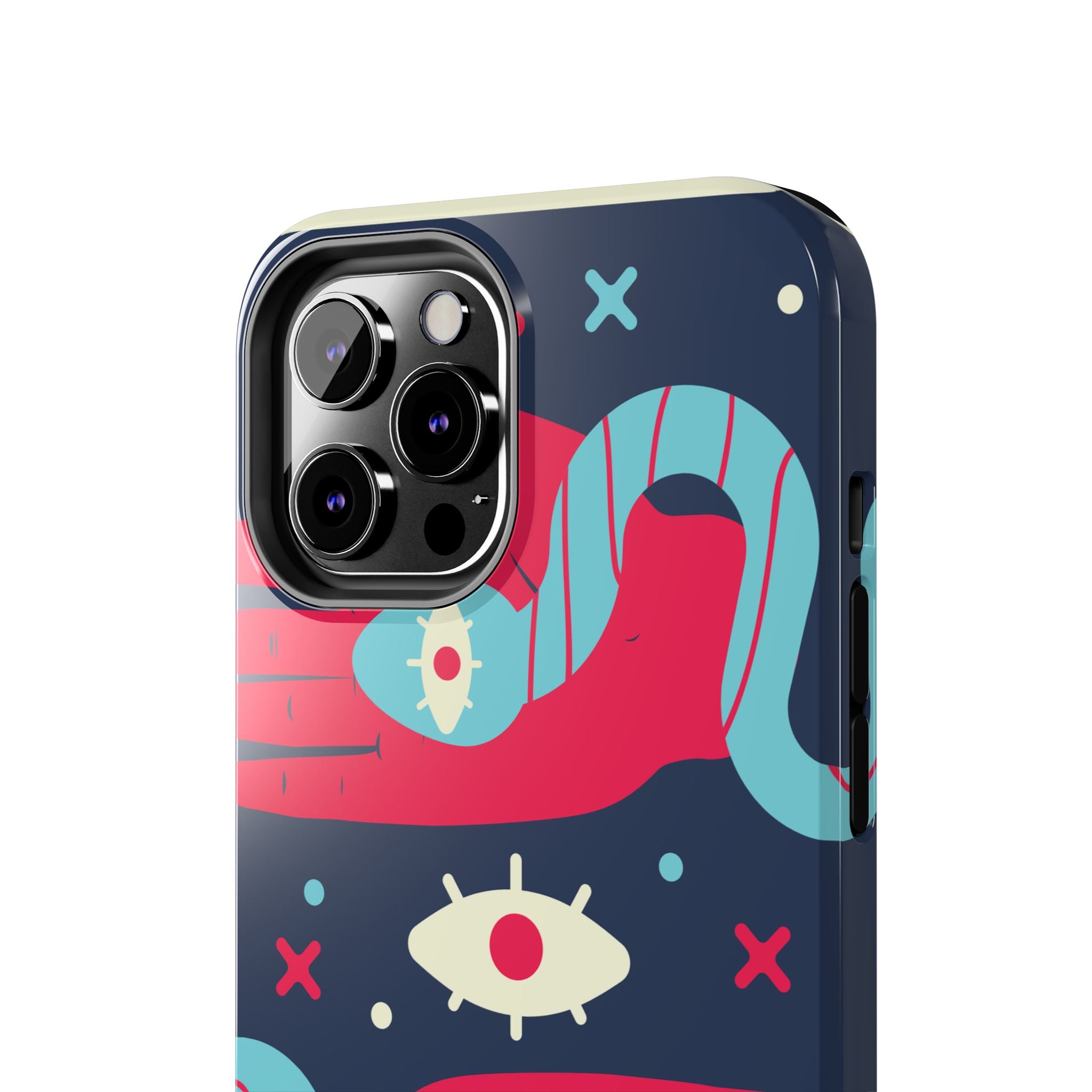 Vibrant Tough Phone Cases with Unique Eye Design, Durable Phone Cover, Trendy Accessories, Gift for Art Lovers, Unique Phone Protector