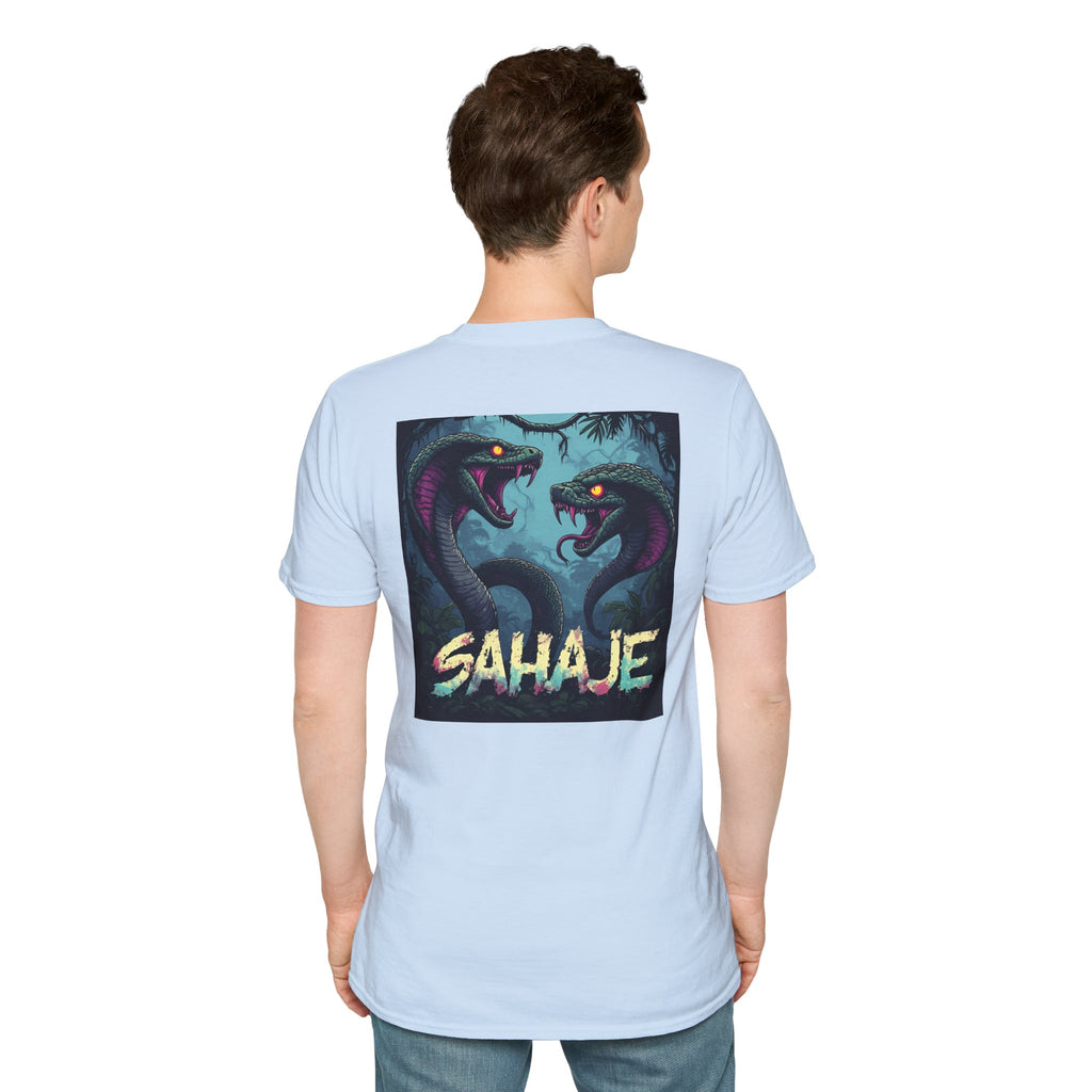 Two Cobra Snake T-Shirt – Fierce Serpent Power Graphic Tee, Edgy Streetwear Snake Shirt