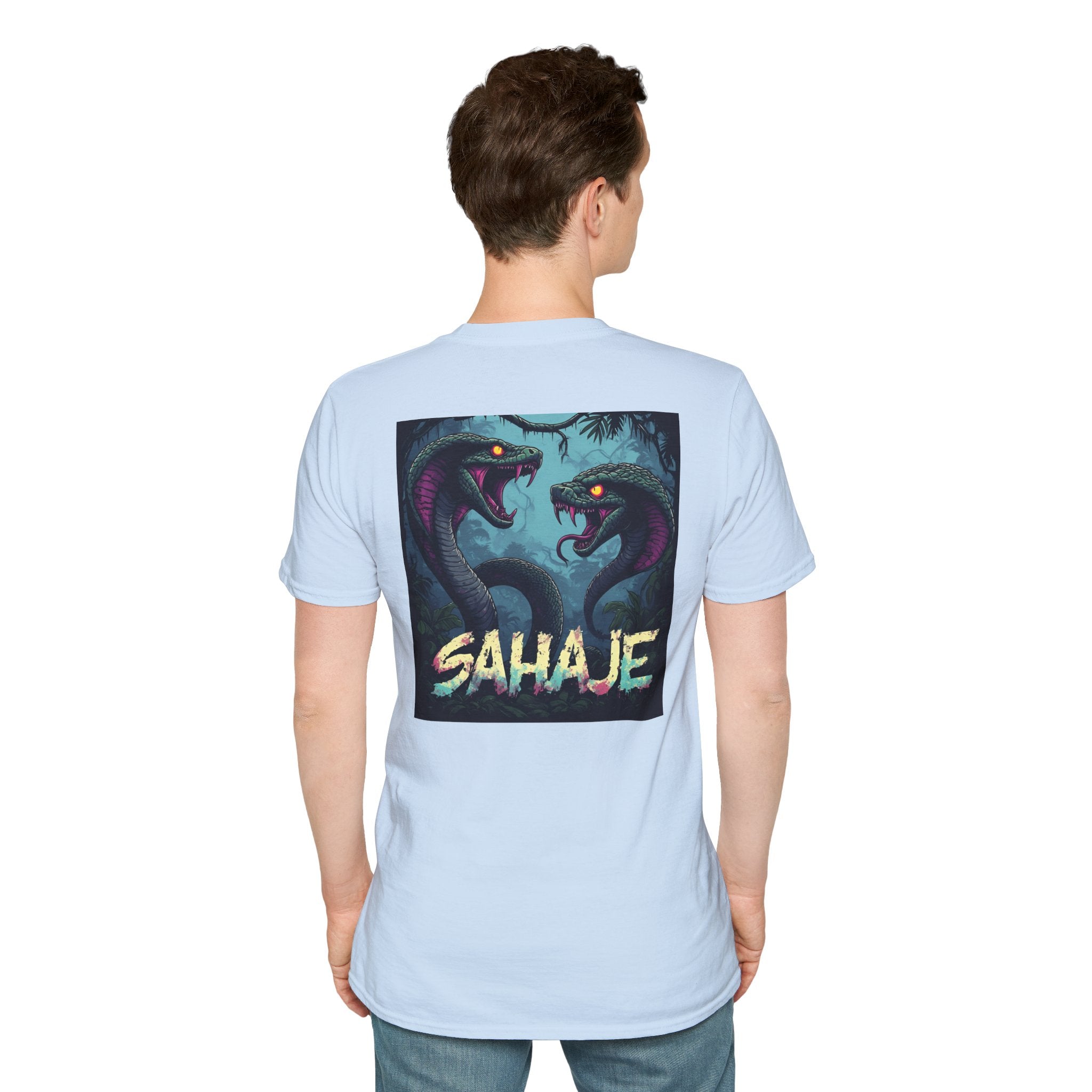 Two Cobra Snake T-Shirt – Fierce Serpent Power Graphic Tee, Edgy Streetwear Snake Shirt
