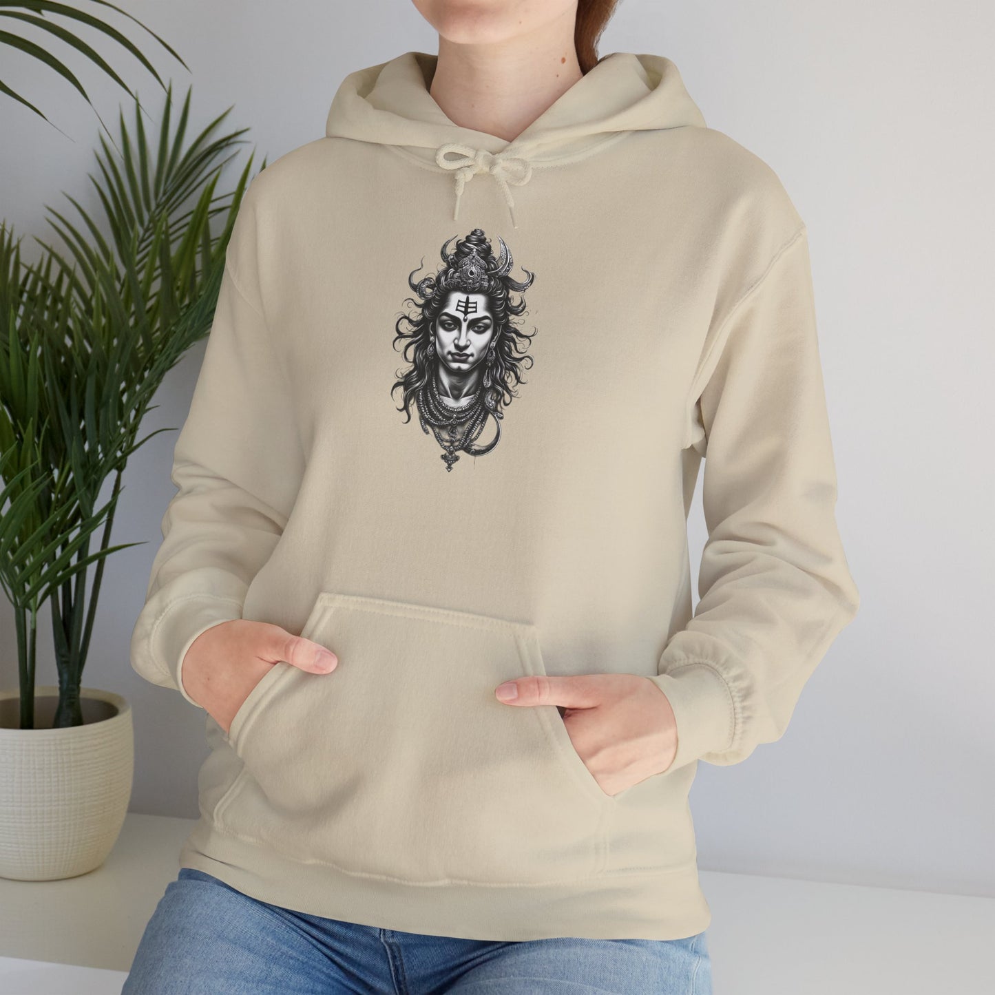 Skull Viking Hoodie — Norse Warrior Graphic Hooded Sweatshirt