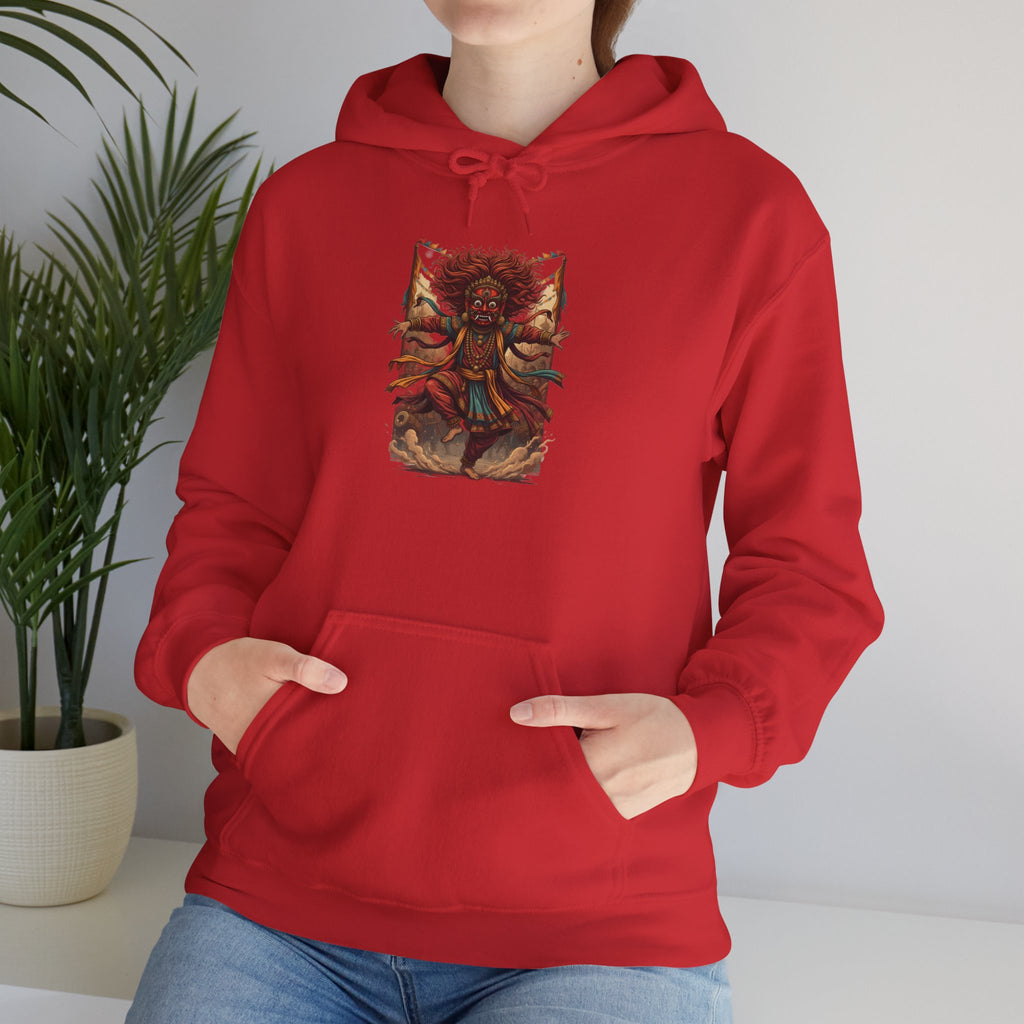Mystic Sunflower Spirit Hoodie — Boho Meditation Floral Graphic Sweatshirt