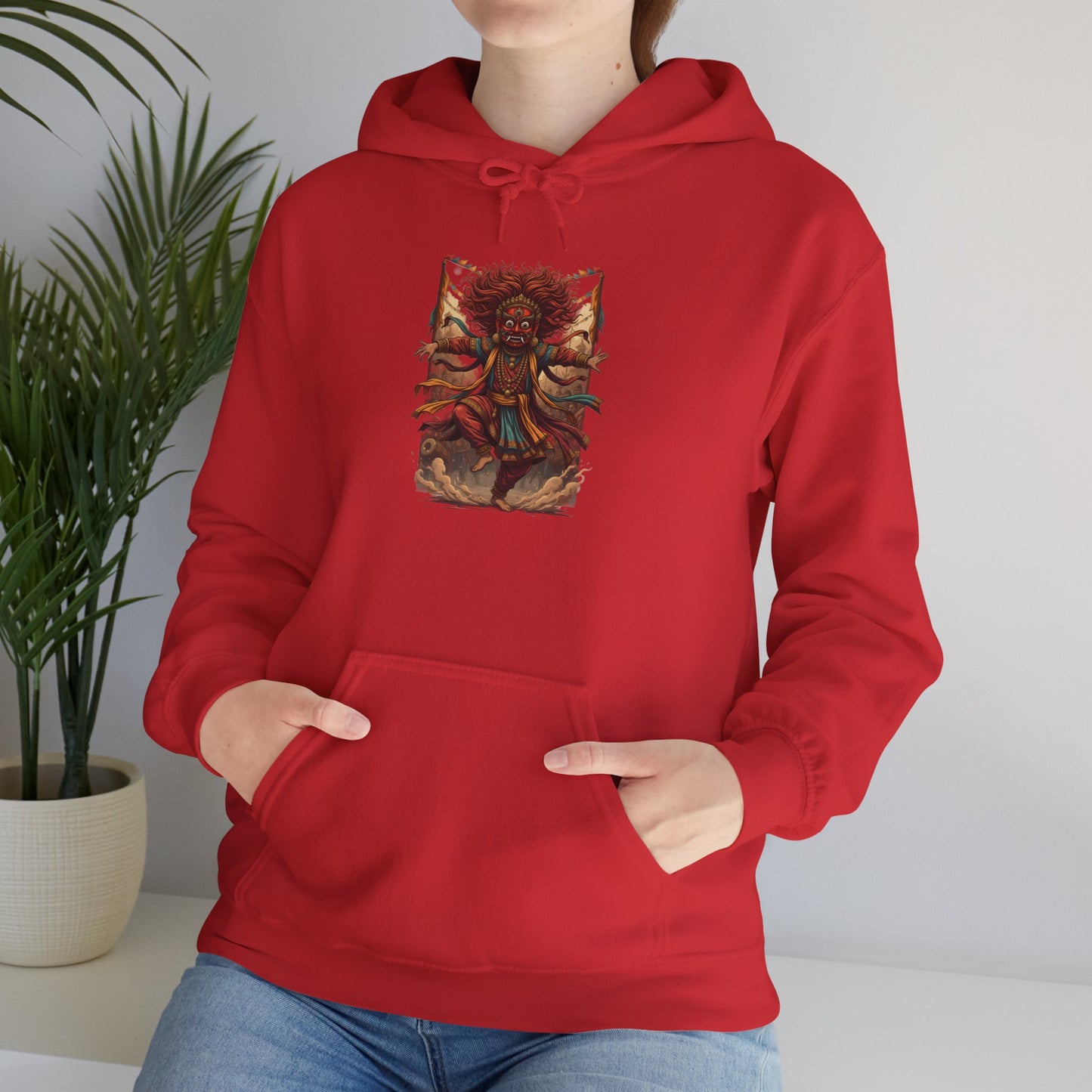 Mystic Sunflower Spirit Hoodie — Boho Meditation Floral Graphic Sweatshirt