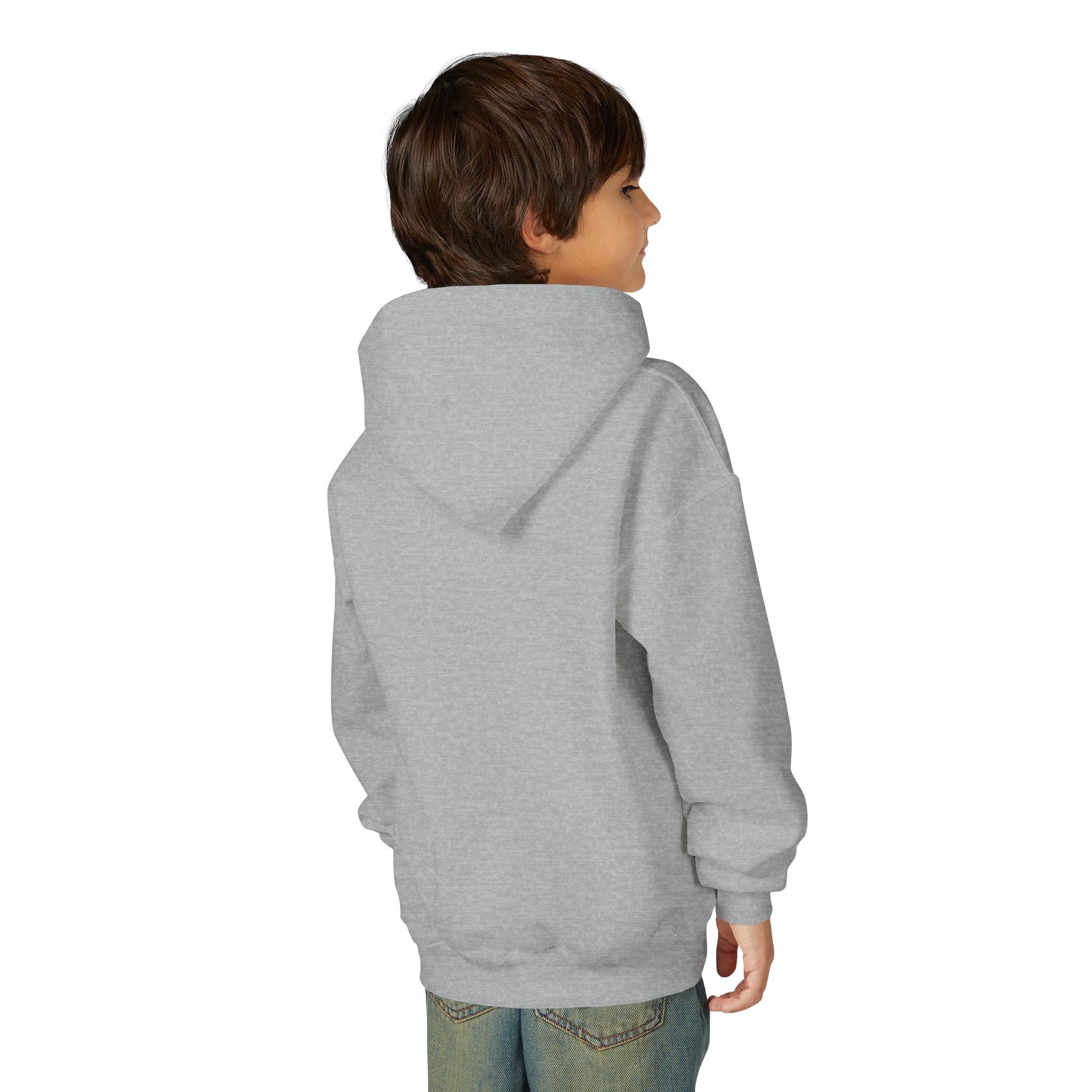 Youth Hoodie — Flaming Meditating Demon Graphic