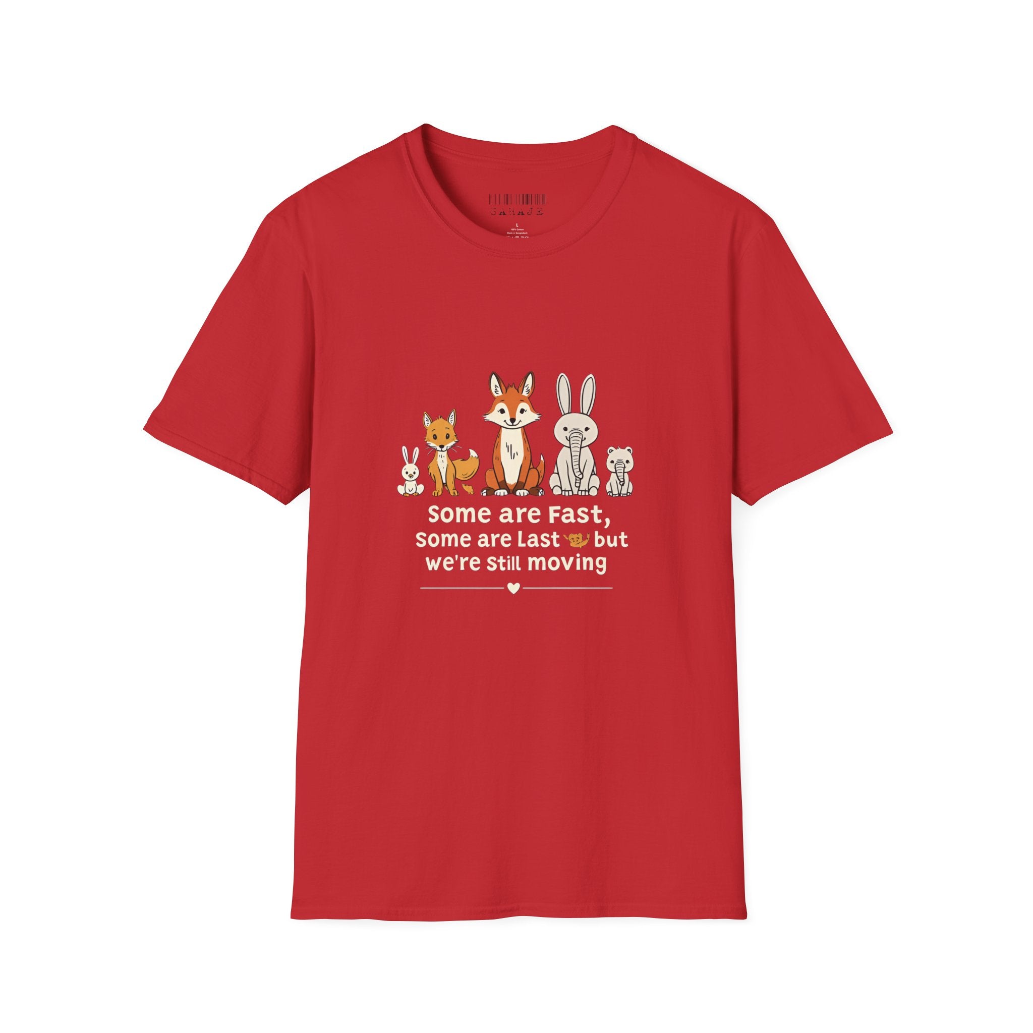 Woodland Friends T-Shirt — Cute Fox, Bunny & Squirrel Graphic