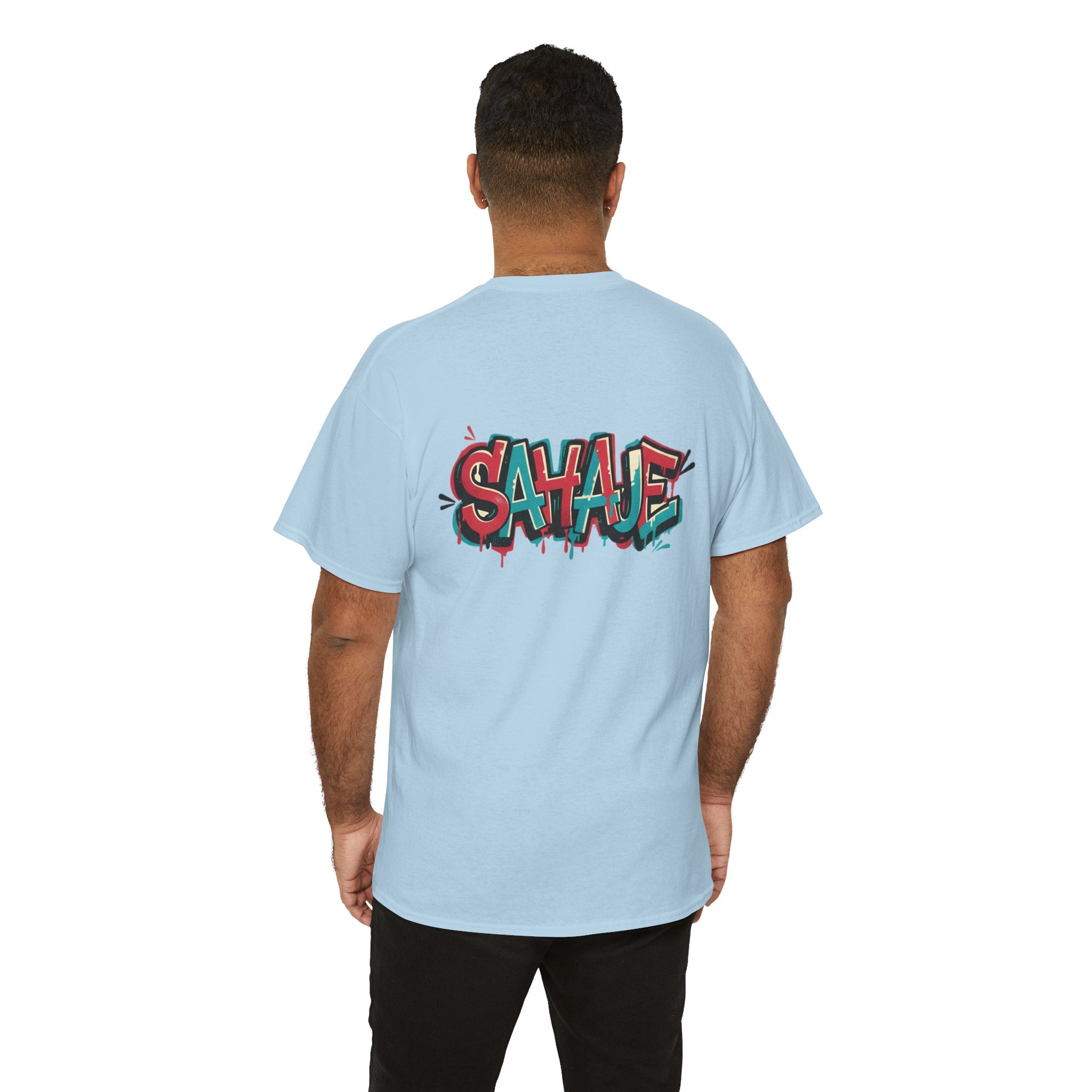 Graffiti "SAVAJE" Tee - Urban Streetwear Graphic T-Shirt
