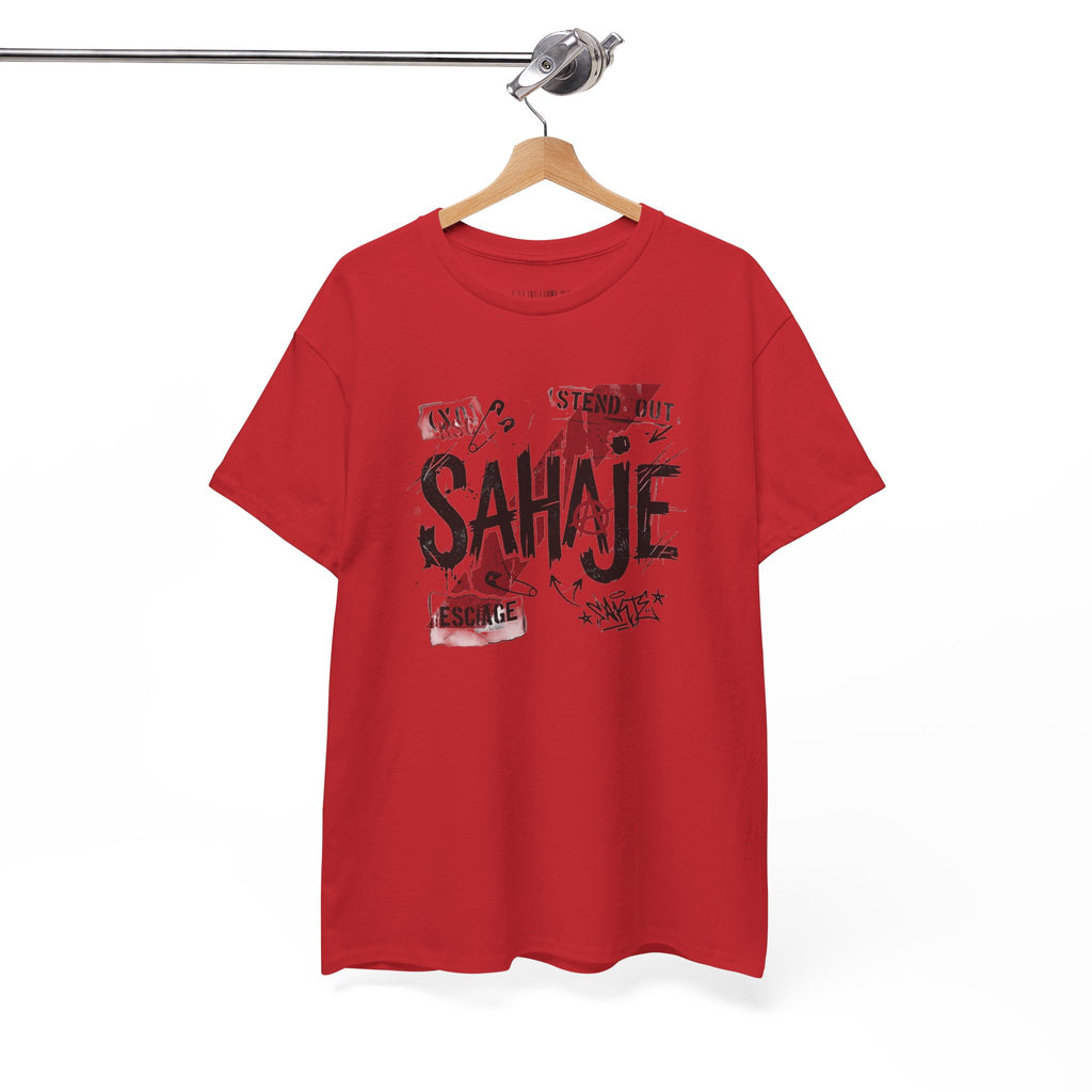 Sahaje Graphic Tee — Street Art Urban Casual T-Shirt