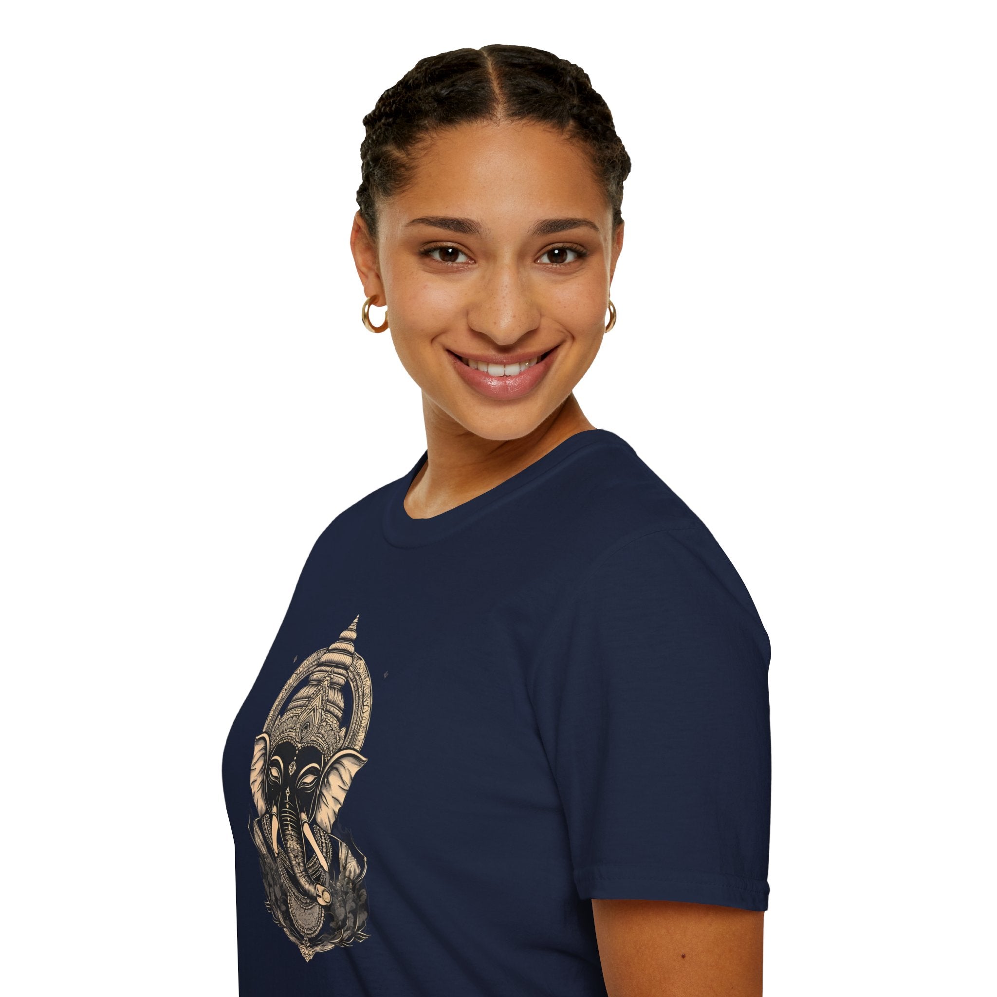 Elephant Mandala T-Shirt — Spiritual Ganesha Graphic Tee