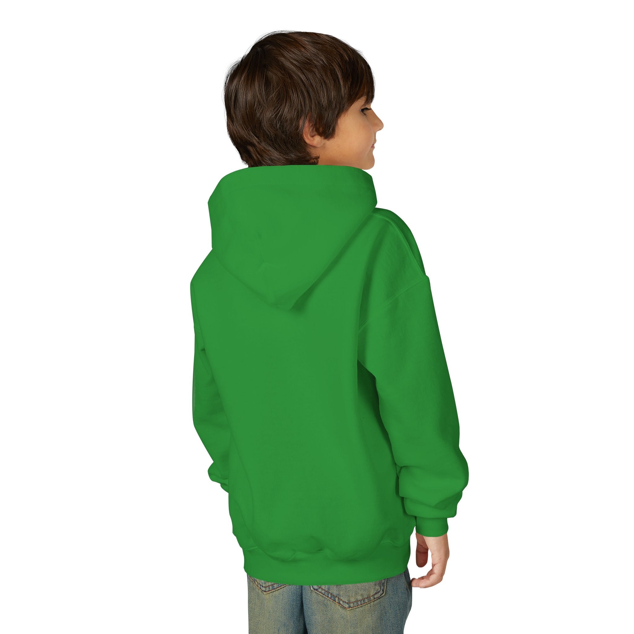 Youth Hoodie — Flaming Meditating Demon Graphic
