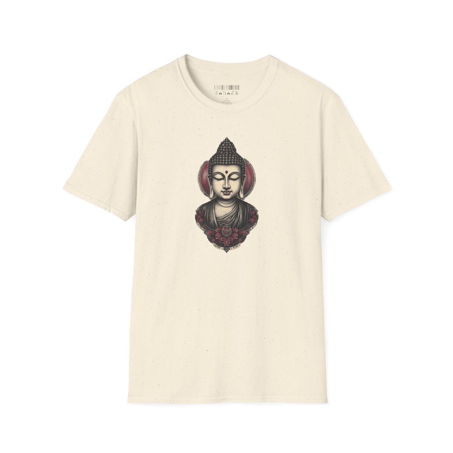 Buddha Portrait Tee — Zen Meditation Graphic T-Shirt