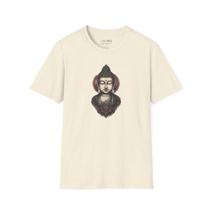 Buddha Portrait Tee — Zen Meditation Graphic T-Shirt