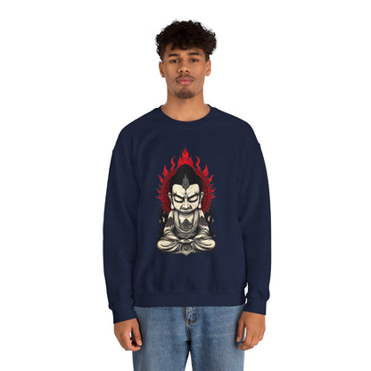 Buddha Flame Crewneck Sweatshirt