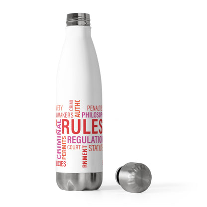 Trendy 20oz Insulated Bottle - Motivational Quotes for Law Students & Professionals, Eco-Friendly, Perfect Gift, Hydration, Travel