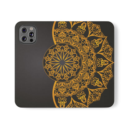 Elegant Mandala Flip Cases for Phones, Stylish Phone Wallet, Personalized Smartphone Cover, Perfect Gift for Occasions