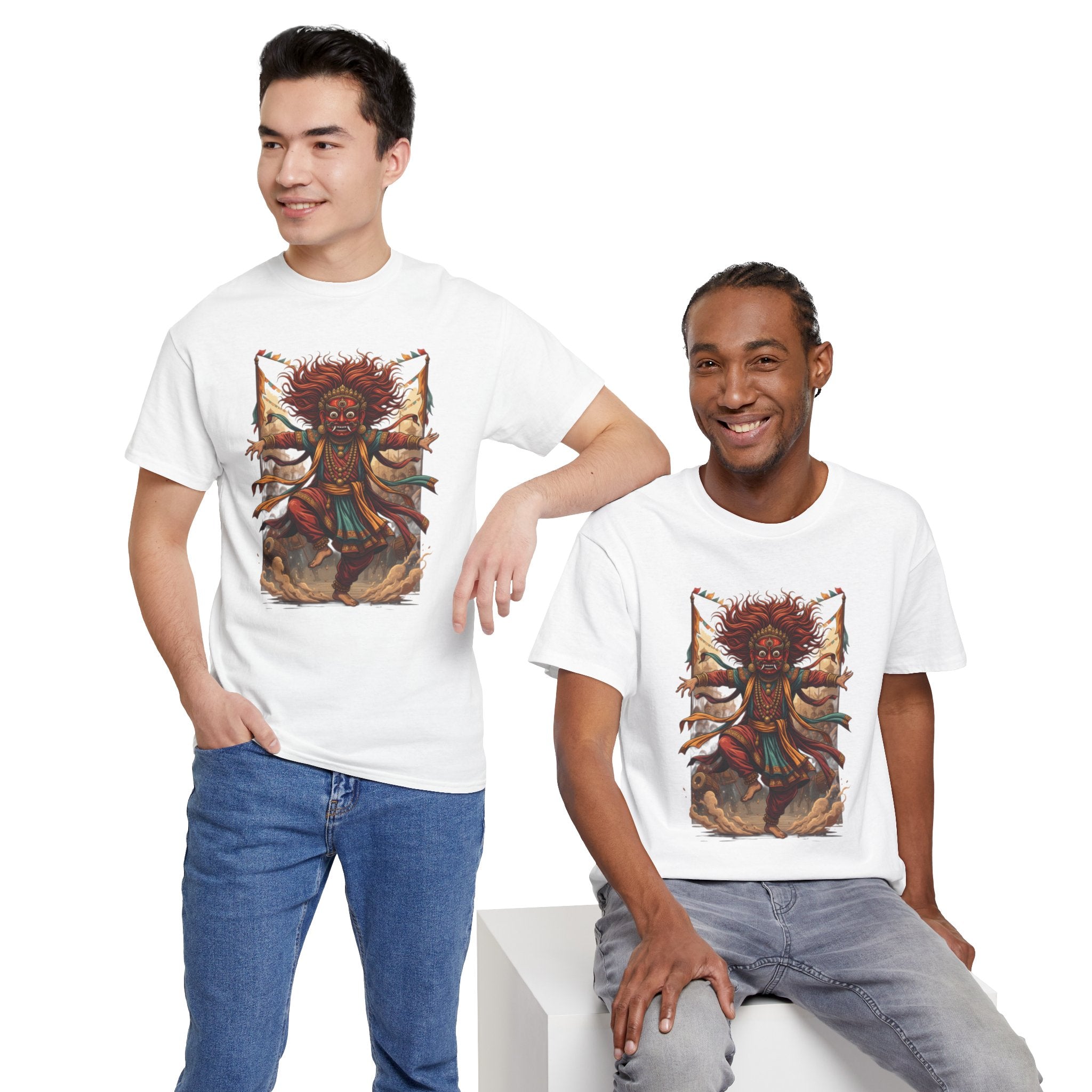 T-Shirt — Tribal Dancer Graphic Tee (Native Spirit Warrior Art)