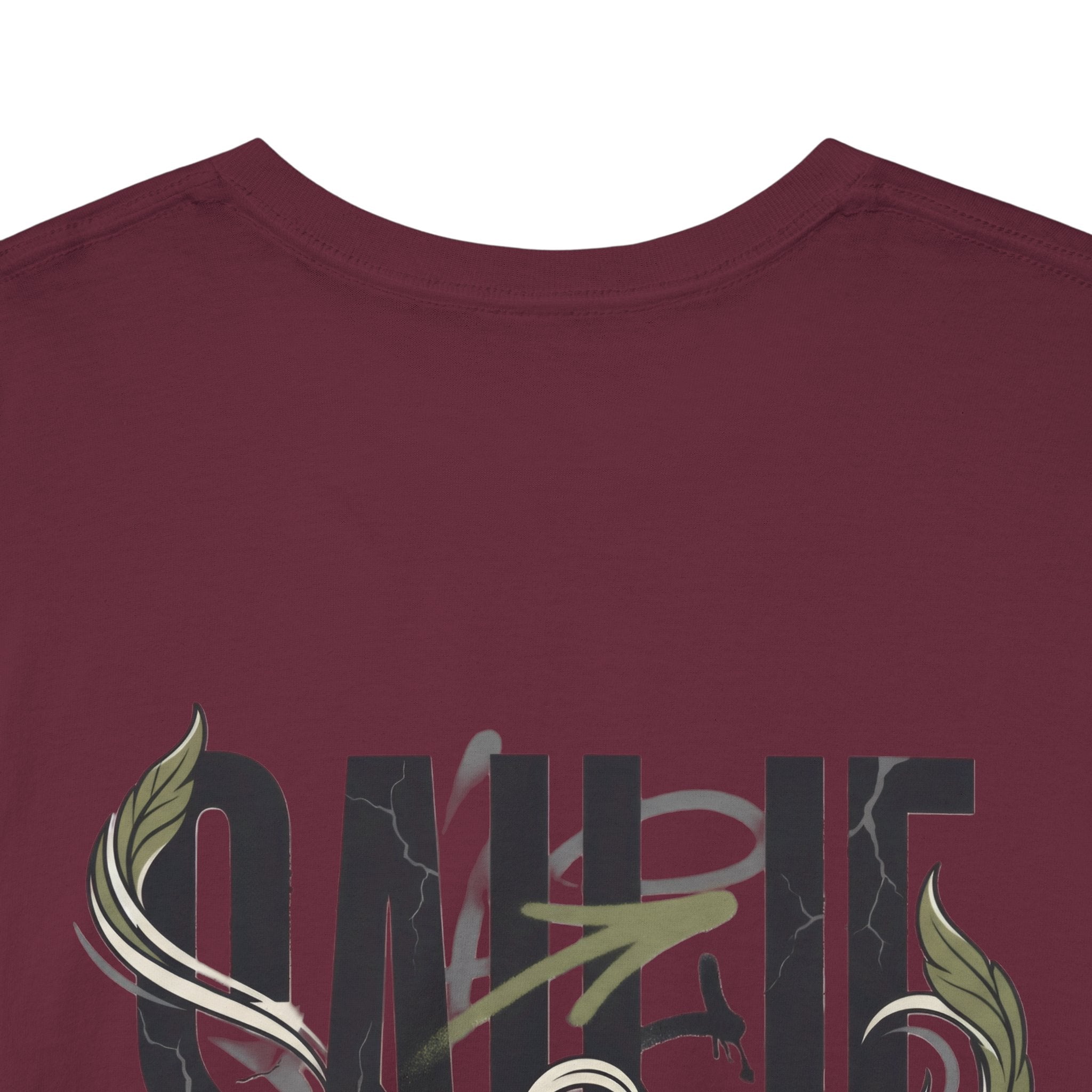 Graphic Tee — 'Savage' Typography with Snake Accent