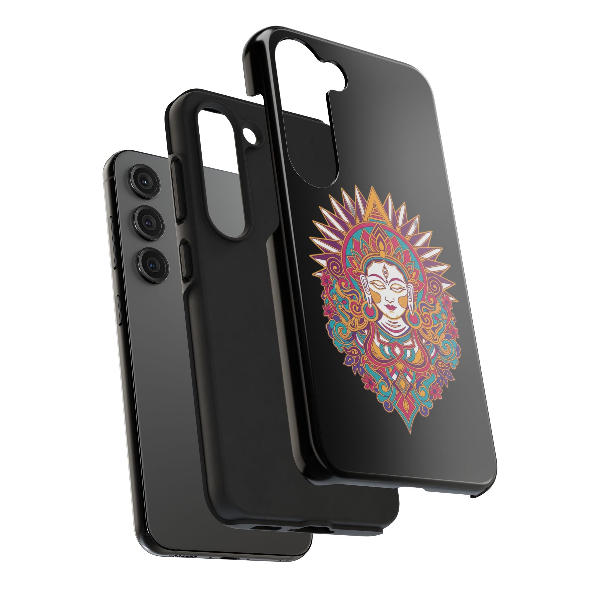 Buddha Mandala Tough Phone Case — Protective Spiritual iPhone Cover
