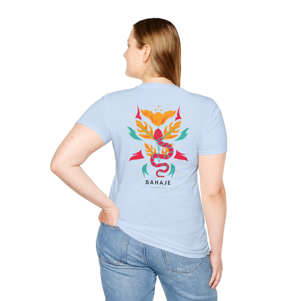 Sahaje Floral Serpent T-Shirt