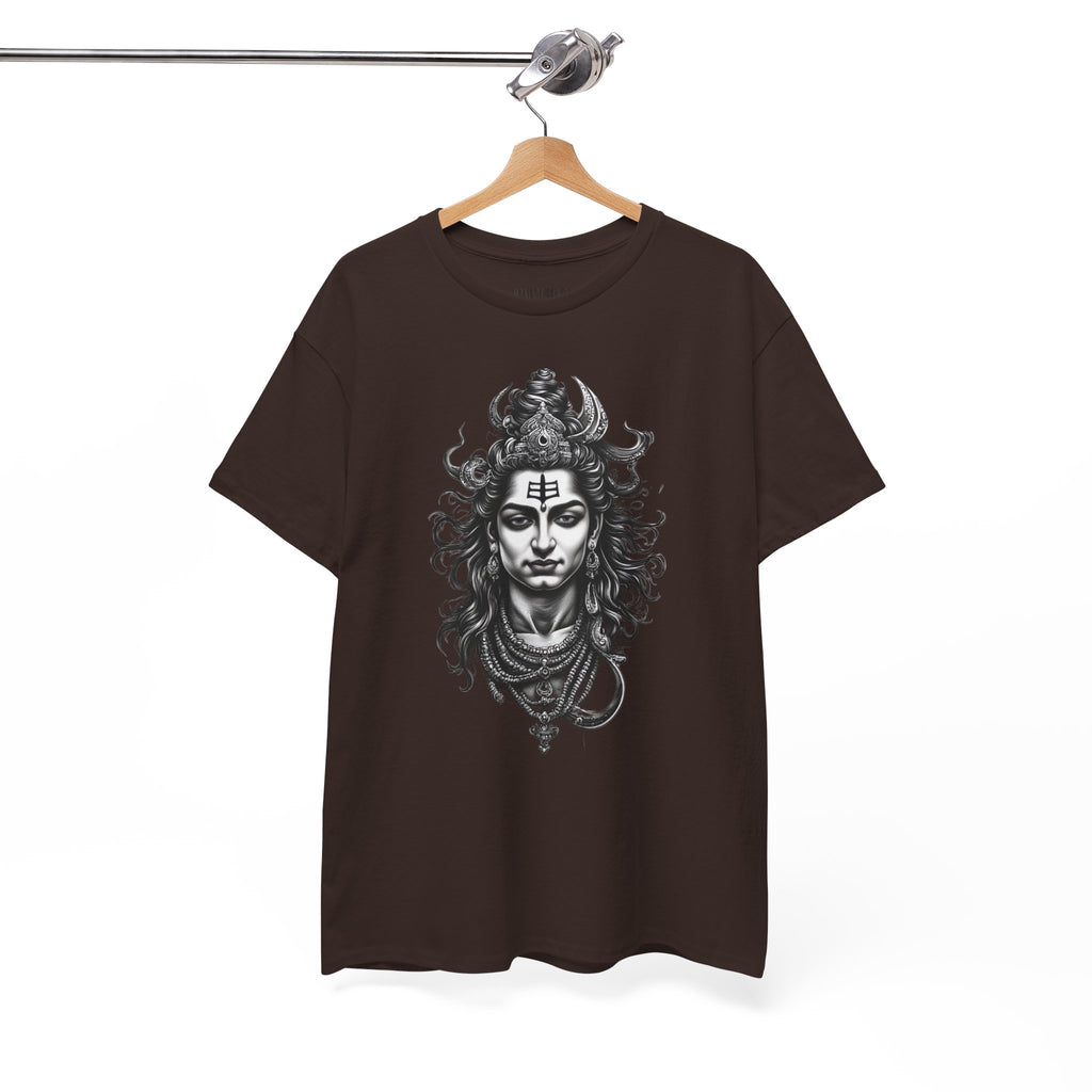 Shiva Portrait Tee — Hindu God Shiva Graphic T-Shirt
