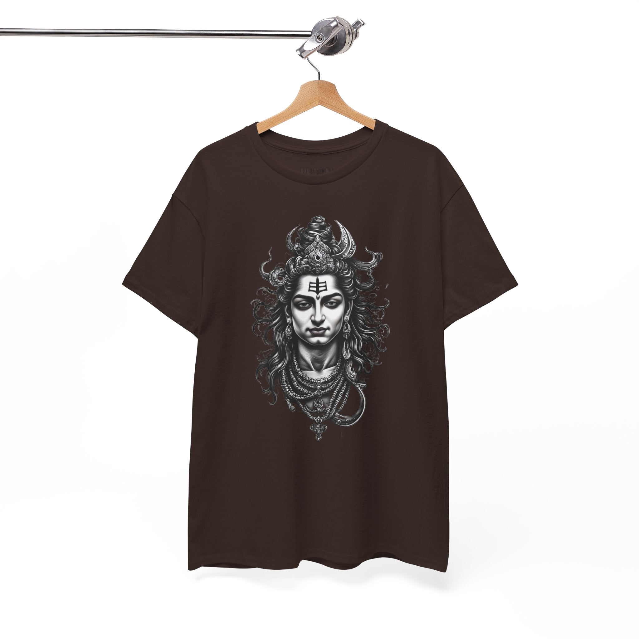 Shiva Portrait Tee — Hindu God Shiva Graphic T-Shirt
