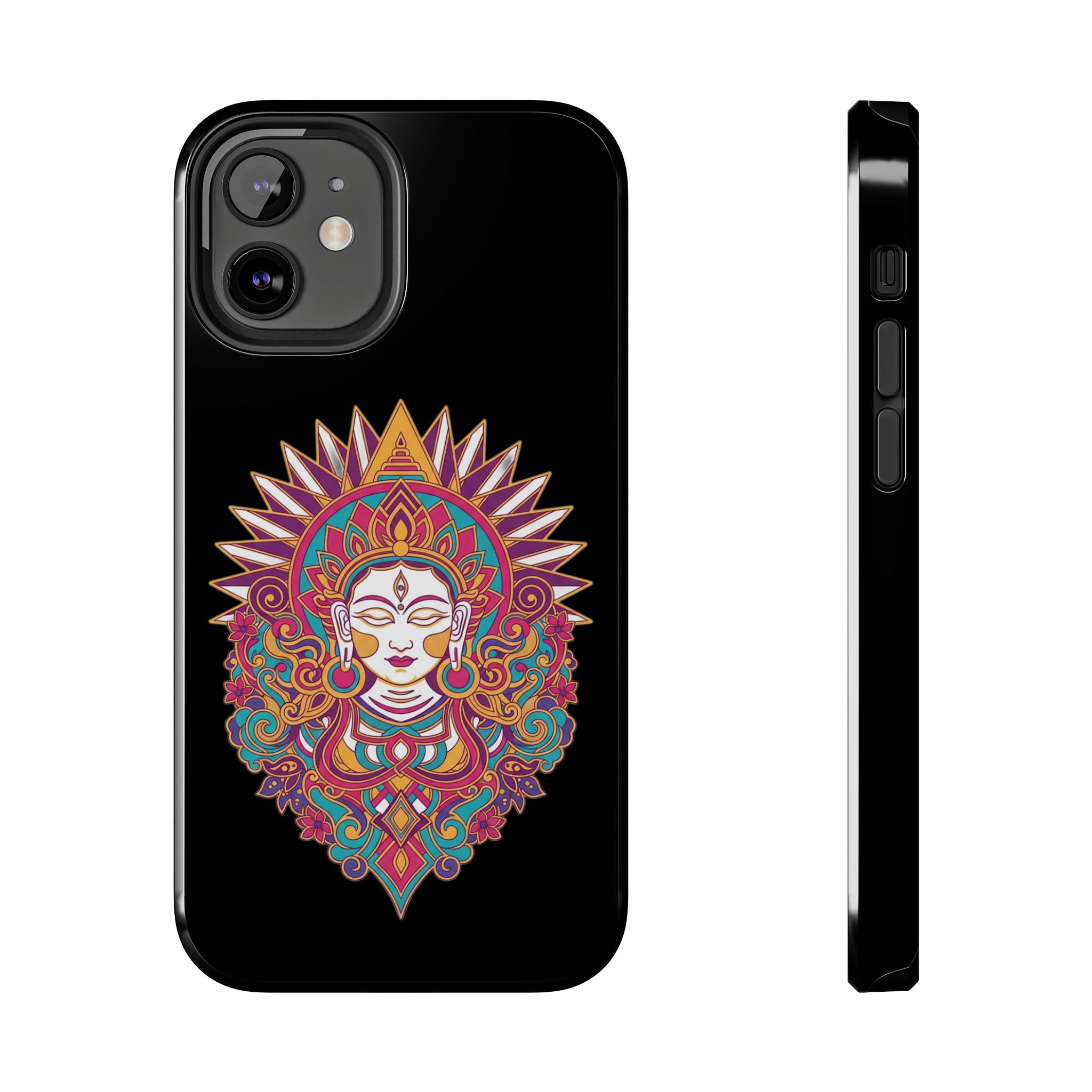 Buddha Mandala Tough Phone Case — Protective Spiritual iPhone Cover
